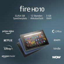 Fire HD 10-Tablet | 10,1 Zoll Full-HD-Display für 99,99€ (statt 204,99€)